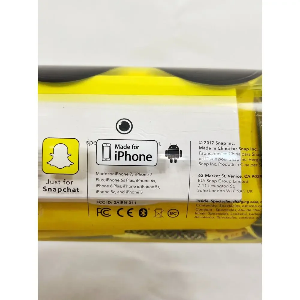 The SNAPCHAT SPECTACLES V1 for iPhone 5, 6 or 7